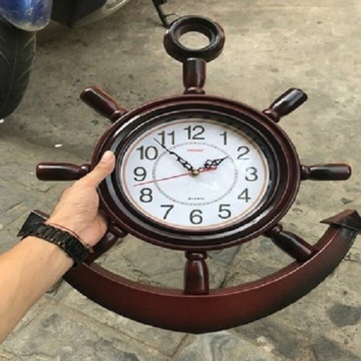 [HCM]Đồng Hồ Treo Tường Hình Mỏ Neo