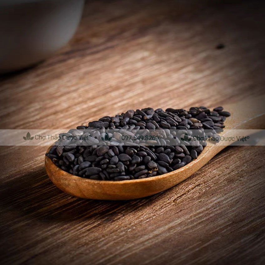 Hạt mè đen hữu cơ 100g ( Vừng đen khô làm sốt mè rang thơm ngon) - Chợ Thảo Dược Việt