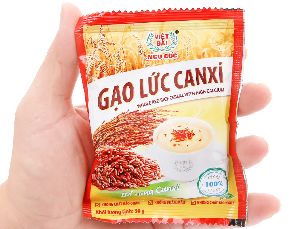 Gạo lức canxi Việt Đài bịch 450g