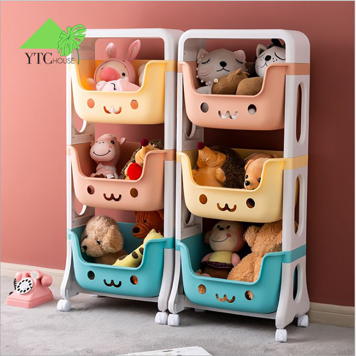 Kệ 3 Tầng Để Đồ Cho Em Bé Cực Đáng Yêu ( K3TTE01)