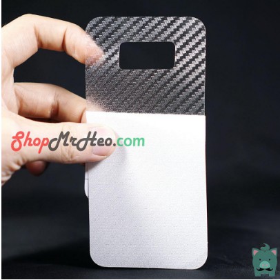 Miếng dán lưng vân carbon, các bon Galaxy S8 Plus