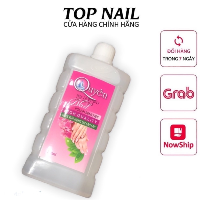Axiton Quyên 500ml(nước rửa móng,nước ủ phá sơn g.el Acetone)