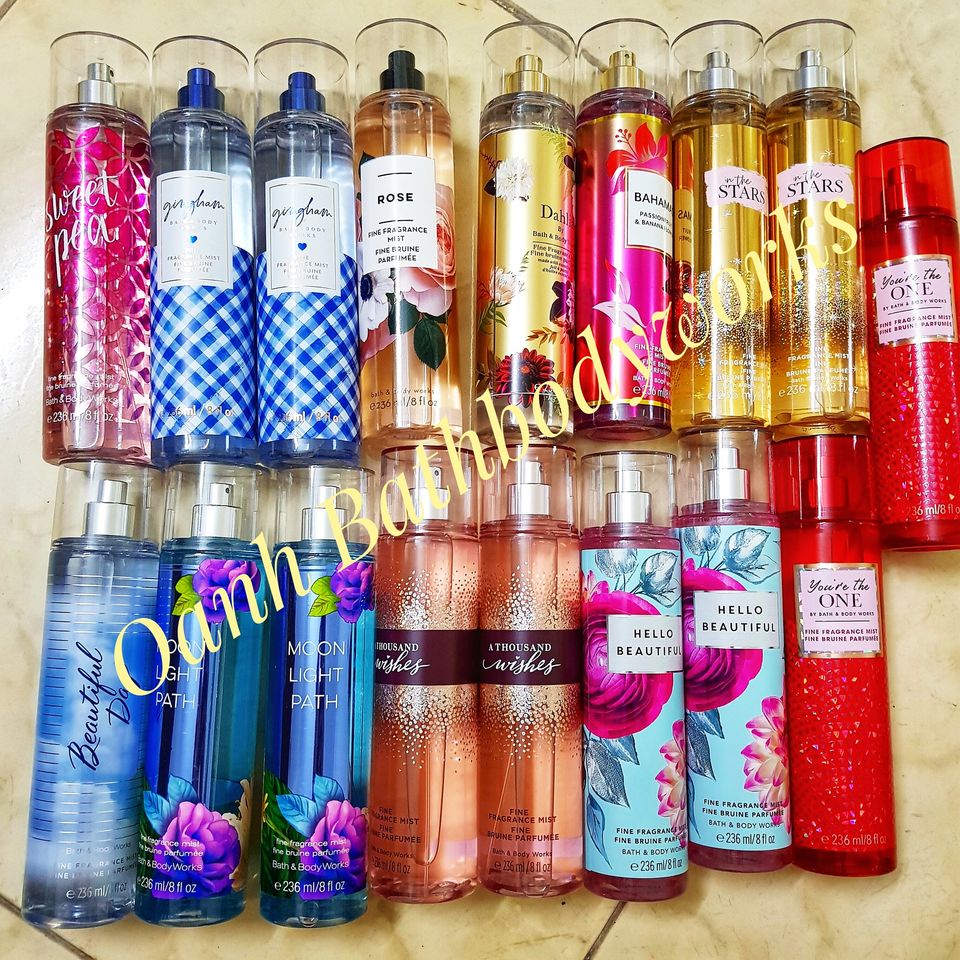 [Đủ mùi] Xịt thơm body mist Bath & Body Works (Auth)
