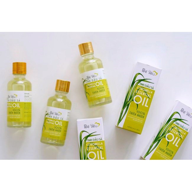 50ML -Tinh dầu sả Bé Yêu - dùng xông hơi , đuổi muỗi , khử vệ sinh nhà cửa U1015