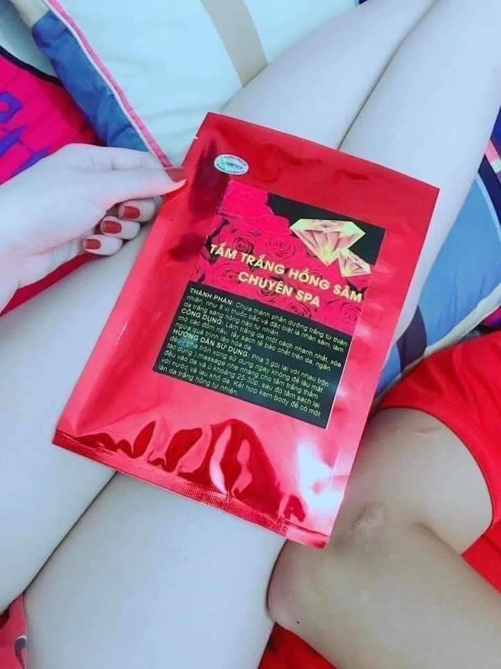 Tắm Trắng Hồng Sâm
