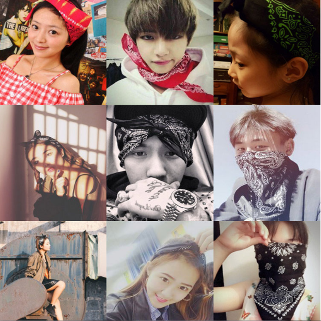Khăn bandana headband streetwear