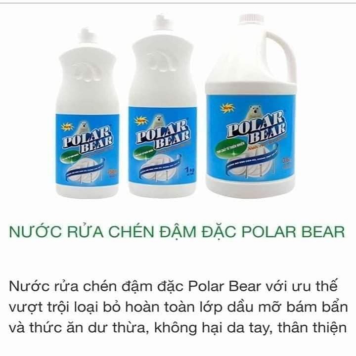 Dầu rửa bát Polabear 750ml phân phối độc quyền Bưu Điện