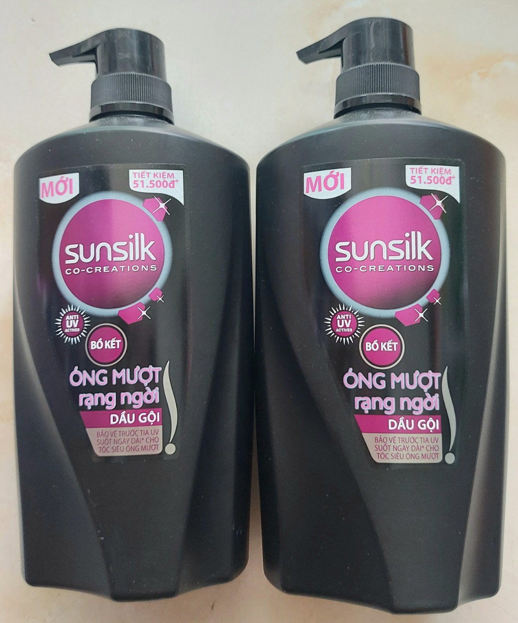 Dầu gội Sunsilk Óng mượt rạng ngời 900g ( Màu Đen)