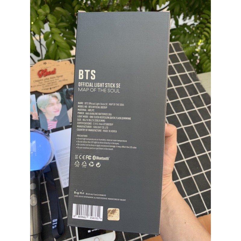 [Tặng Pin] Lightstick BTS Special Unoff Bắt Bluetooth Đổi Màu - Gậy Cổ Vũ