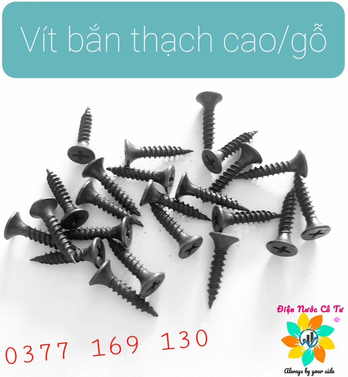 100 gram Vít Đen Bắt Thạch Cao/ Bắt Gỗ