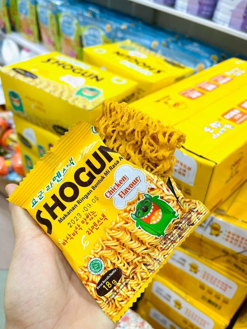 [ 1 hộp 30 gói ] Mì Ăn Liền Shogun Hàn Quốc  Vị  Phô Mai