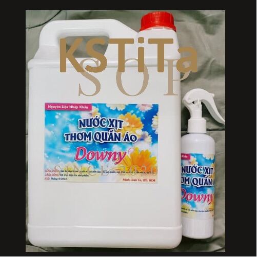 [Hoàn Tiền 10%] Nước xịt thơm quần áo Dony | bình 5 lít| tặng kèm vỏ bình xịt| siêu thơm chống mốc
