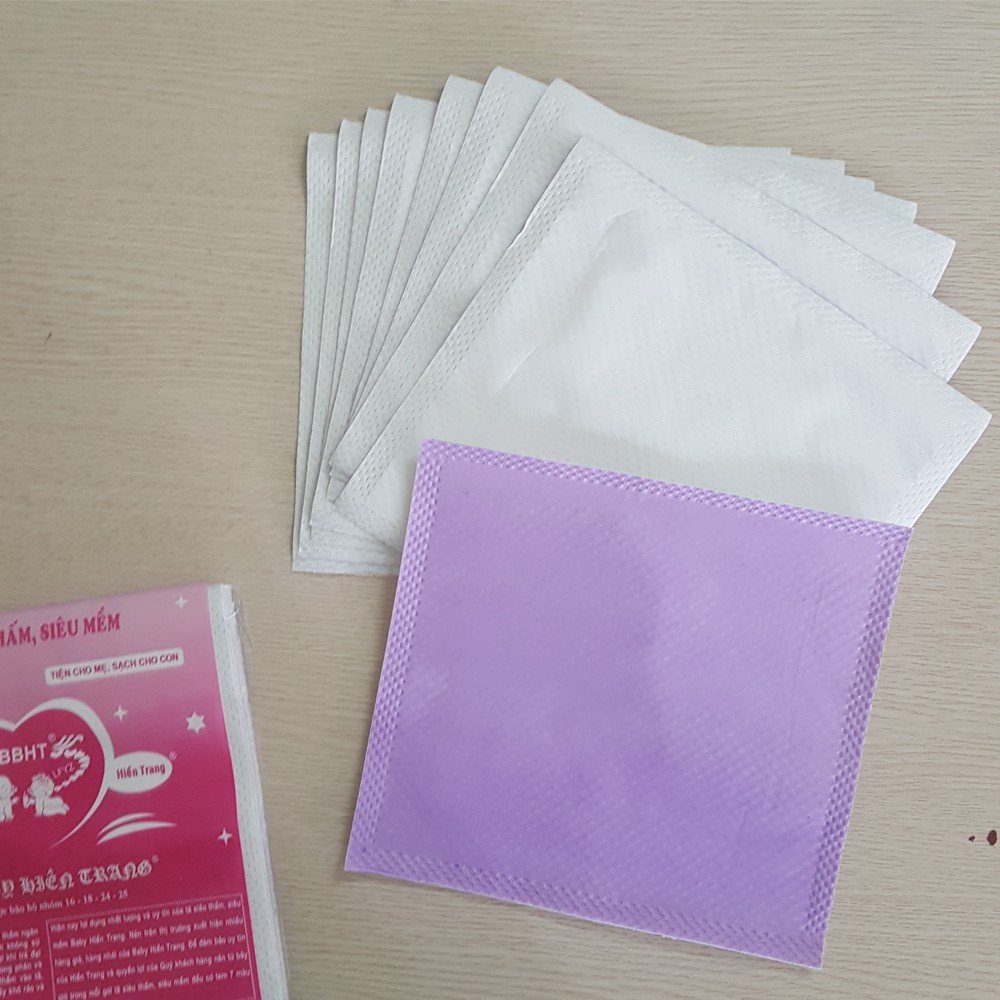 Lót xu tím cho bé 8 miếng