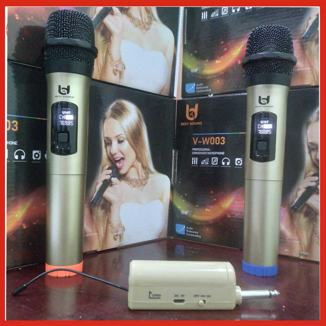 Micro Karaoke - Micro Không Dây Shubole k8 - Hát Cực Nhẹ - Cực Hay micro shubole k8 vỏ kim loai cực chắc chắn