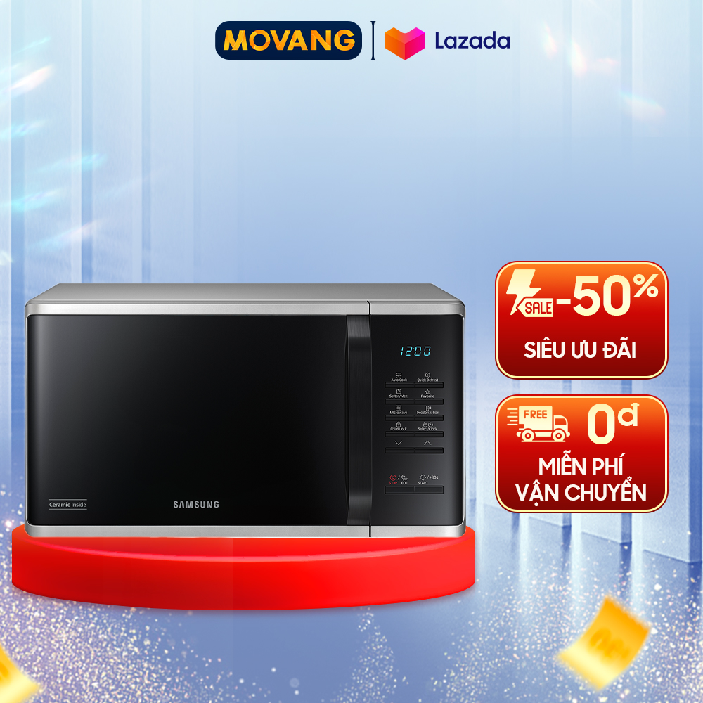 Ms23k3513as - lò vi sóng samsung tráng men 23l ms23k3513as/sv