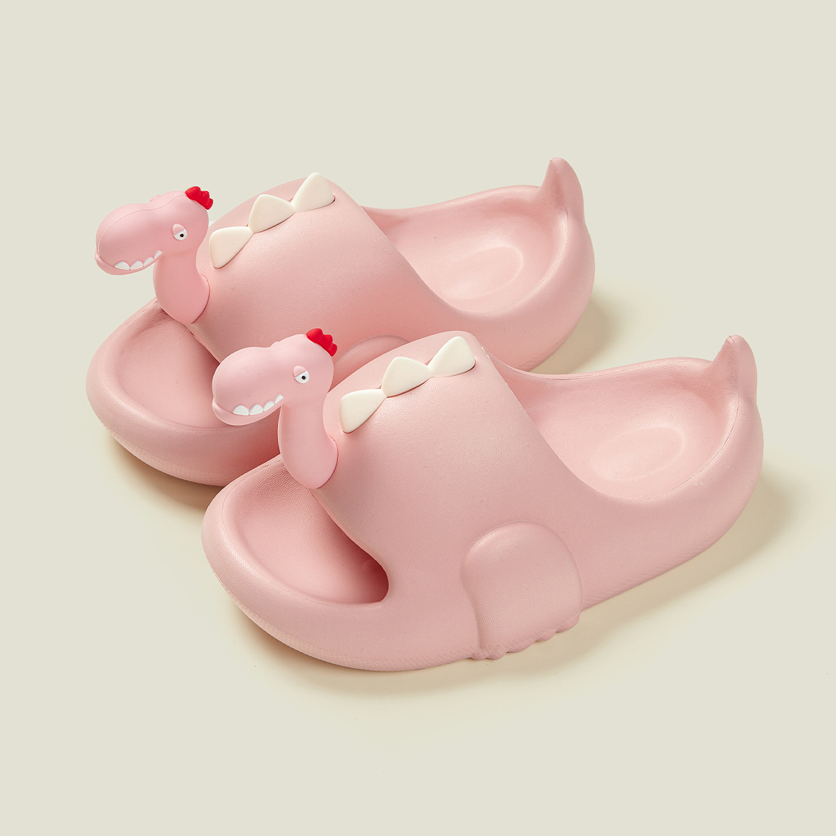 Dép quai ngang nữ 3TDEP, dép khủng long ngóc đầu đi chơi, dạo phố cực cute