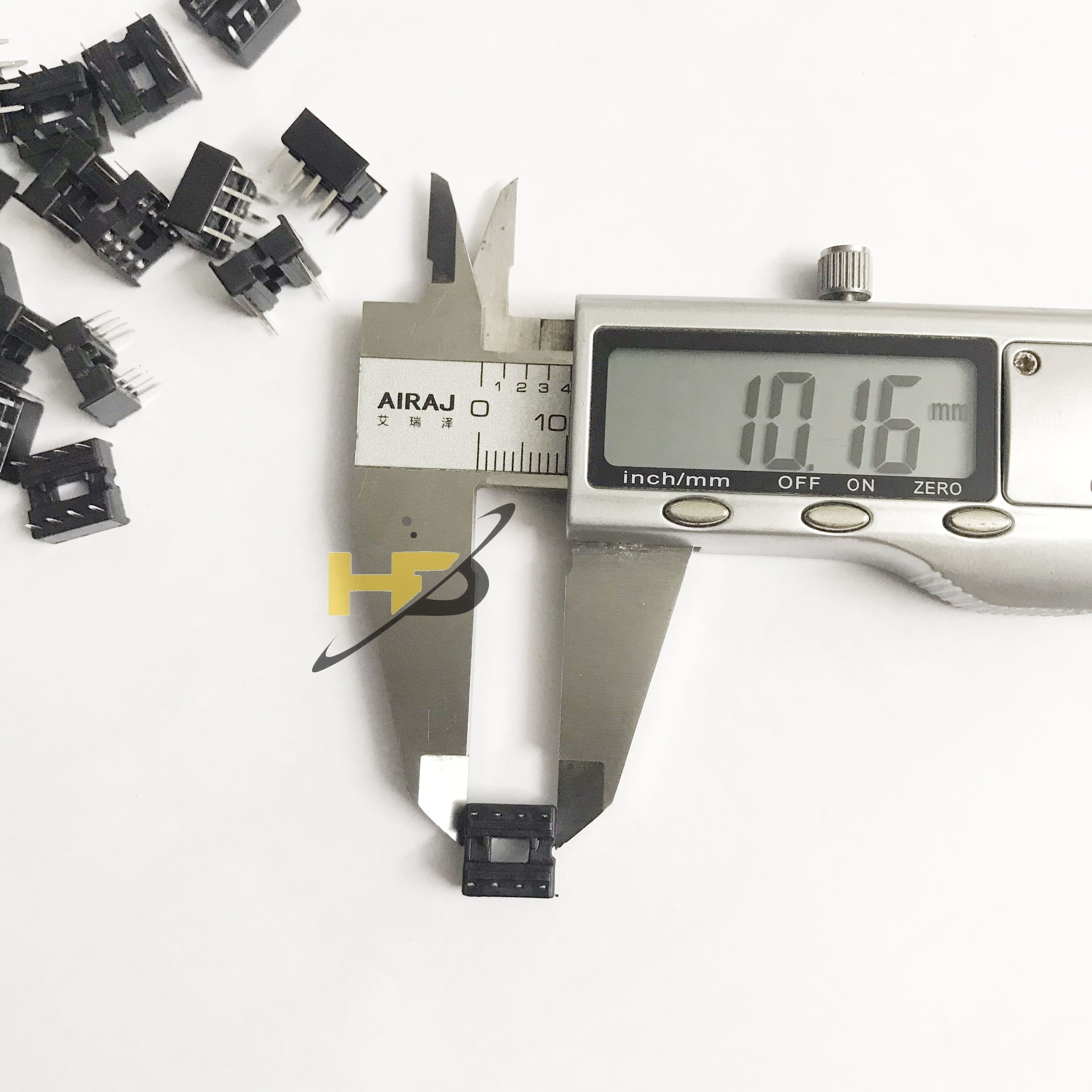 Bộ 20 Đế IC 8 Chân Loại Dẹt, Conecter Ổ Cắm IC DIP8(Mới)