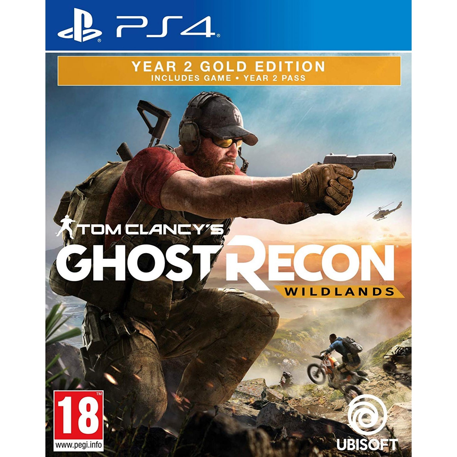 Đĩa Game  PS4 Tom Clancys Ghost Recon Wildlands Year 2 Gold Edition