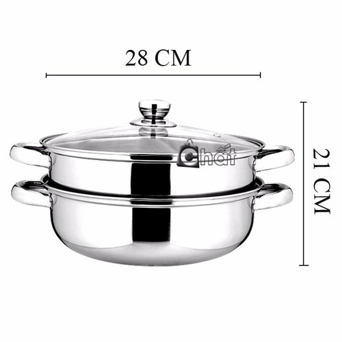 BỘ NỒI HẤP - NỒI HẤP 2 TẦNG SIZE 28CM ĐA NĂNG
