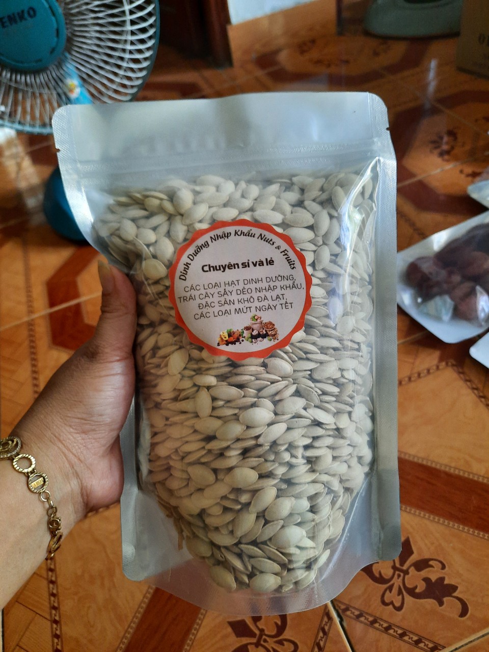 Combo 1kg hạt bí Hùng ký Loại ngon