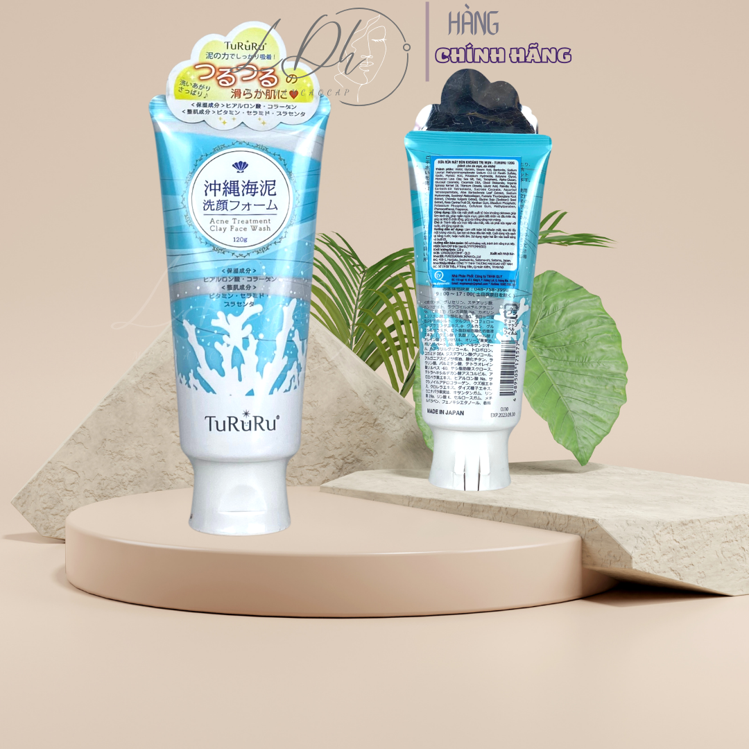 SỮA RỬA MẶT BÙN KHOÁNG TURURU 120G