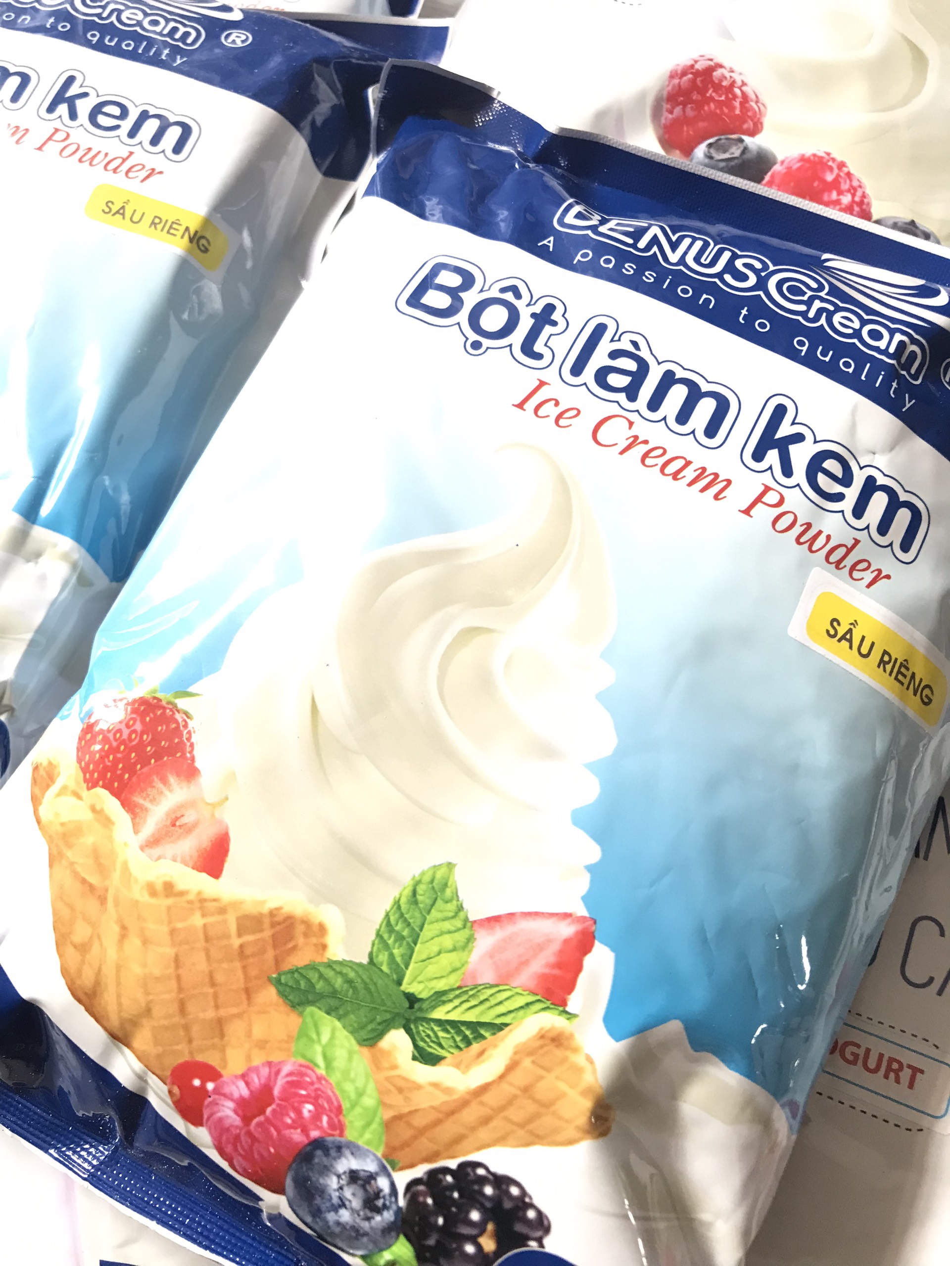 Bột Kem Tươi - Sầu Riêng