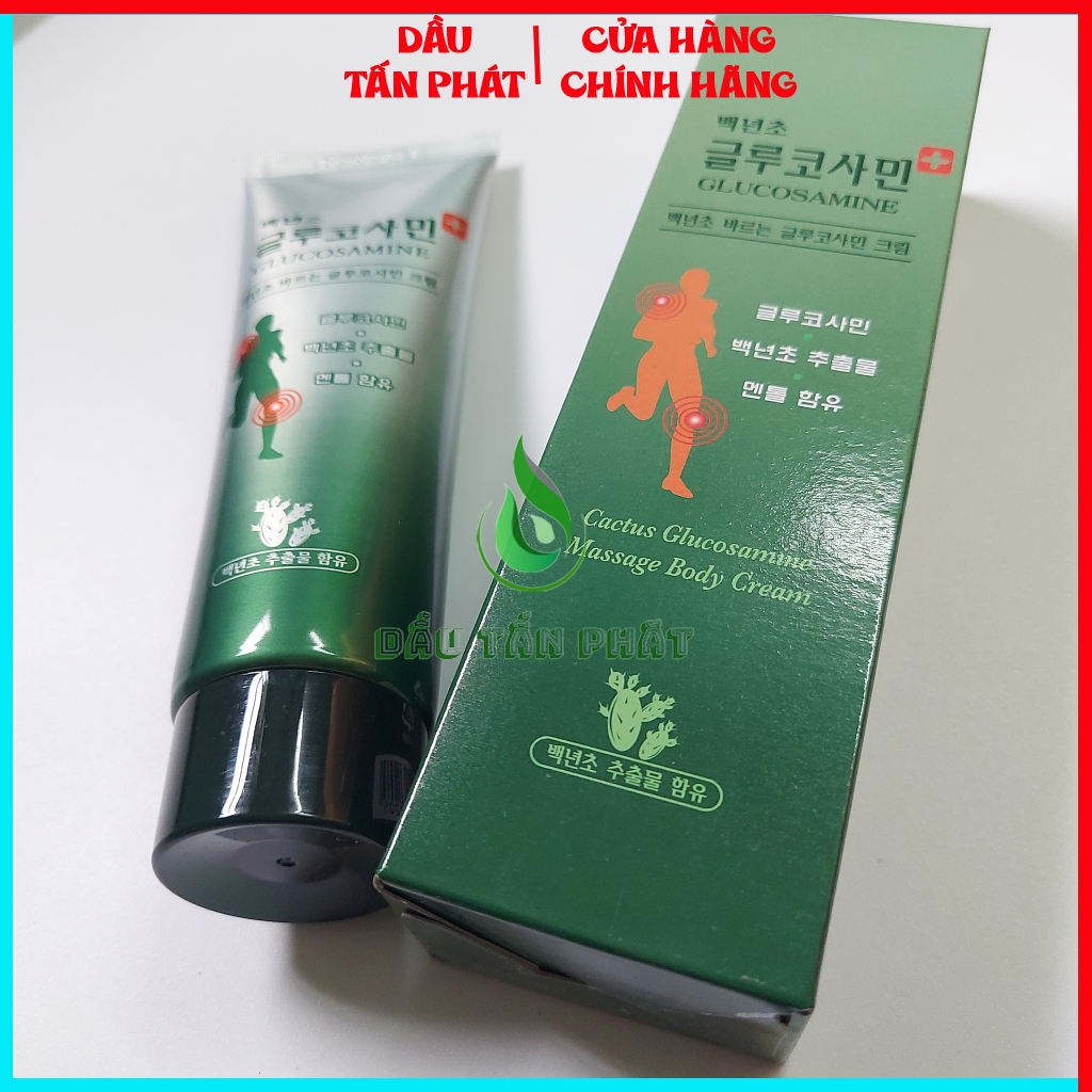 COMBO 5 Hộp Dầu Lạnh Xoa Bóp Khớp Glucosamine 150ml Dầu Lạnh Hàn Quốc Dầu Lạnh Bôi Khớp