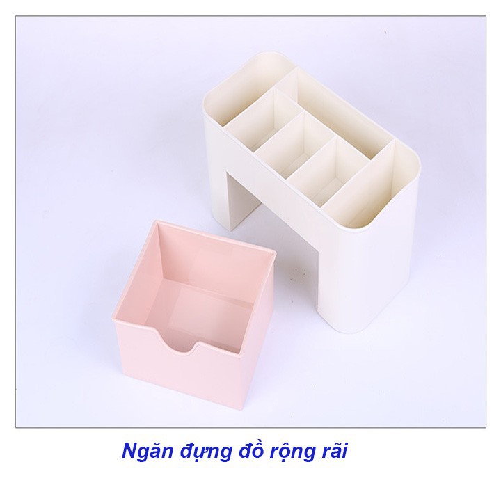 Kệ Mỹ phẩm mini có khay và nhiều ngăn