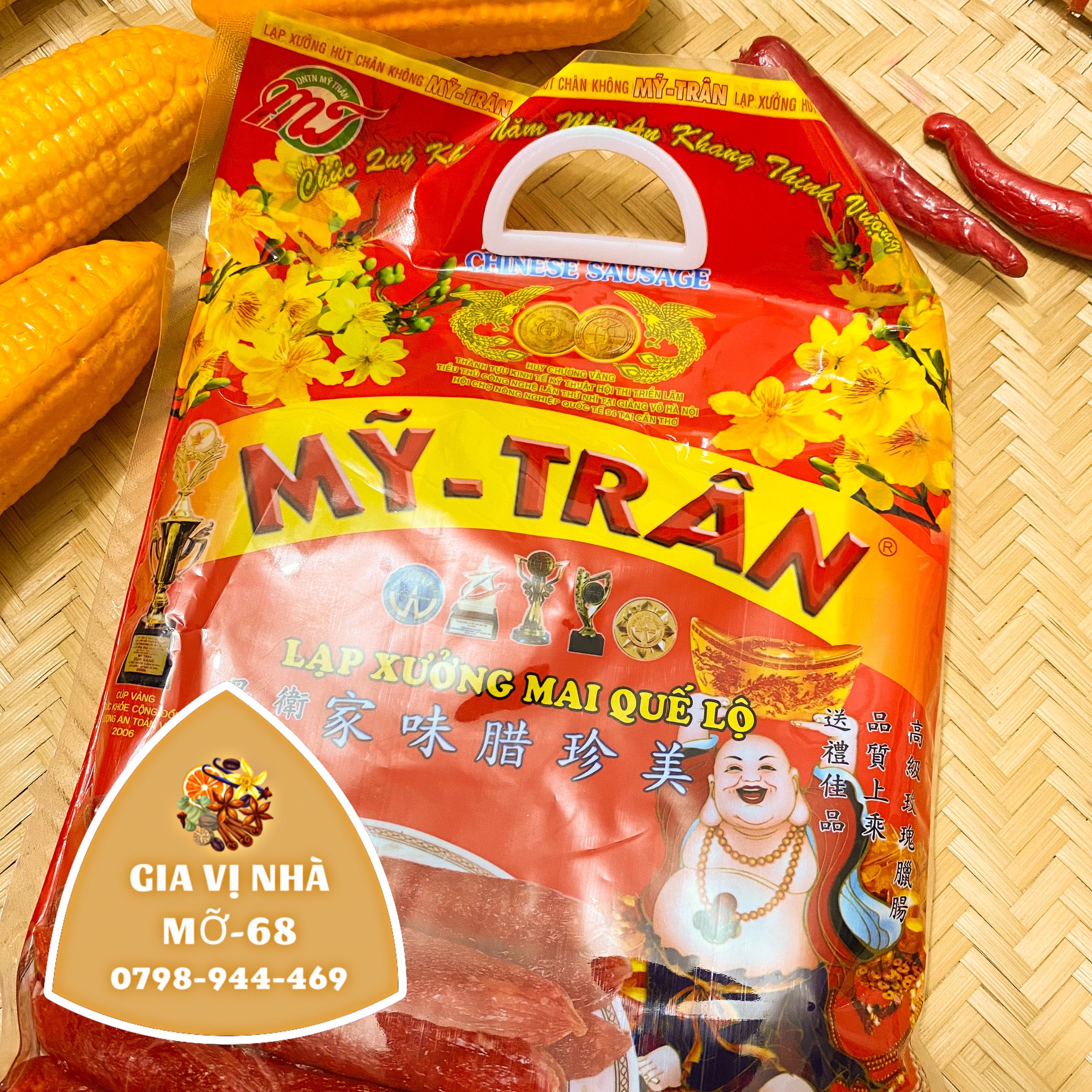 LẠP XƯỞNG THỊT MỸ TRÂN 500GR
