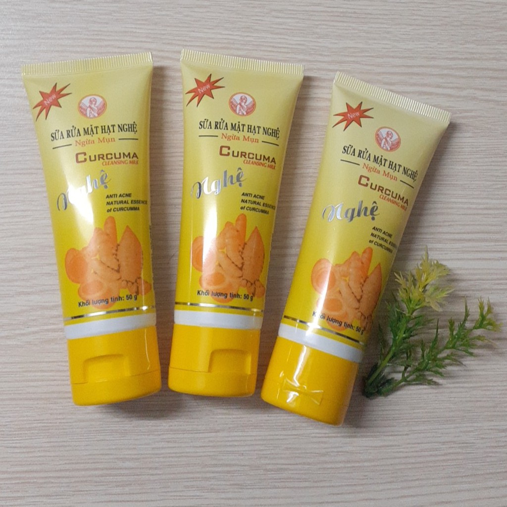Sữa rữa mặt hạt nghệ mụn 50g
