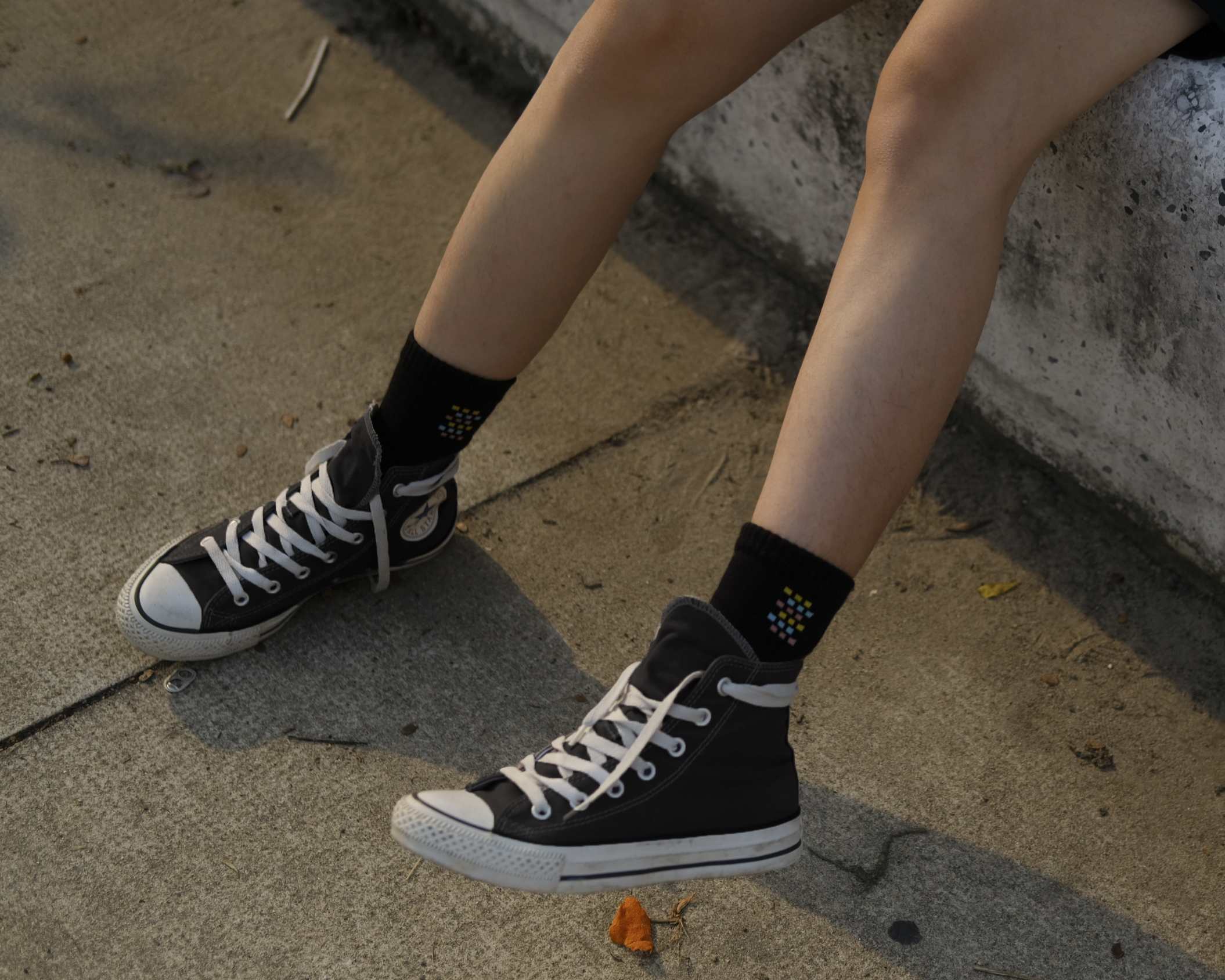 MONATA BLUELIGHT - Tất chân Old School Socks (Crew)