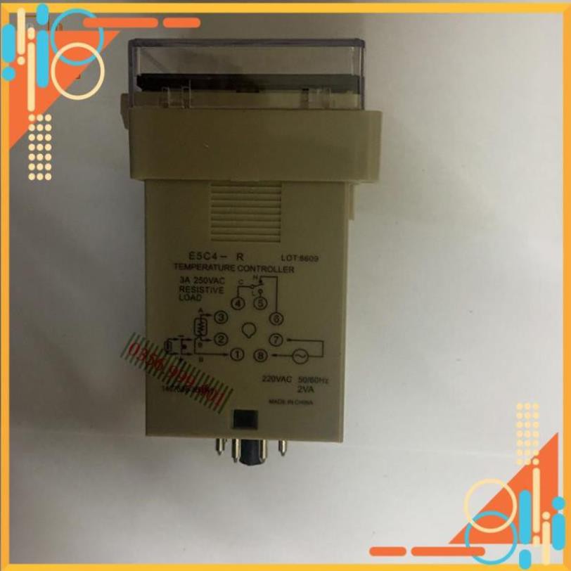 Bộ điều khiển nhiệt độ E5C4, E5C2 đồng hồ nhiệt E5C4, E5C2  Đồng hồ nhiệt độ Omron E5C4 , E5C2
