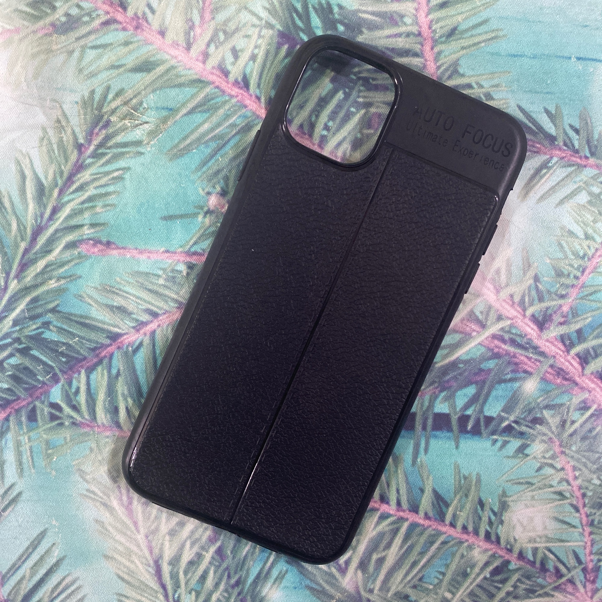 Ốp lưng iPhone 11 Pro Max dẻo giả da sần chỉ nổi cực đẹp