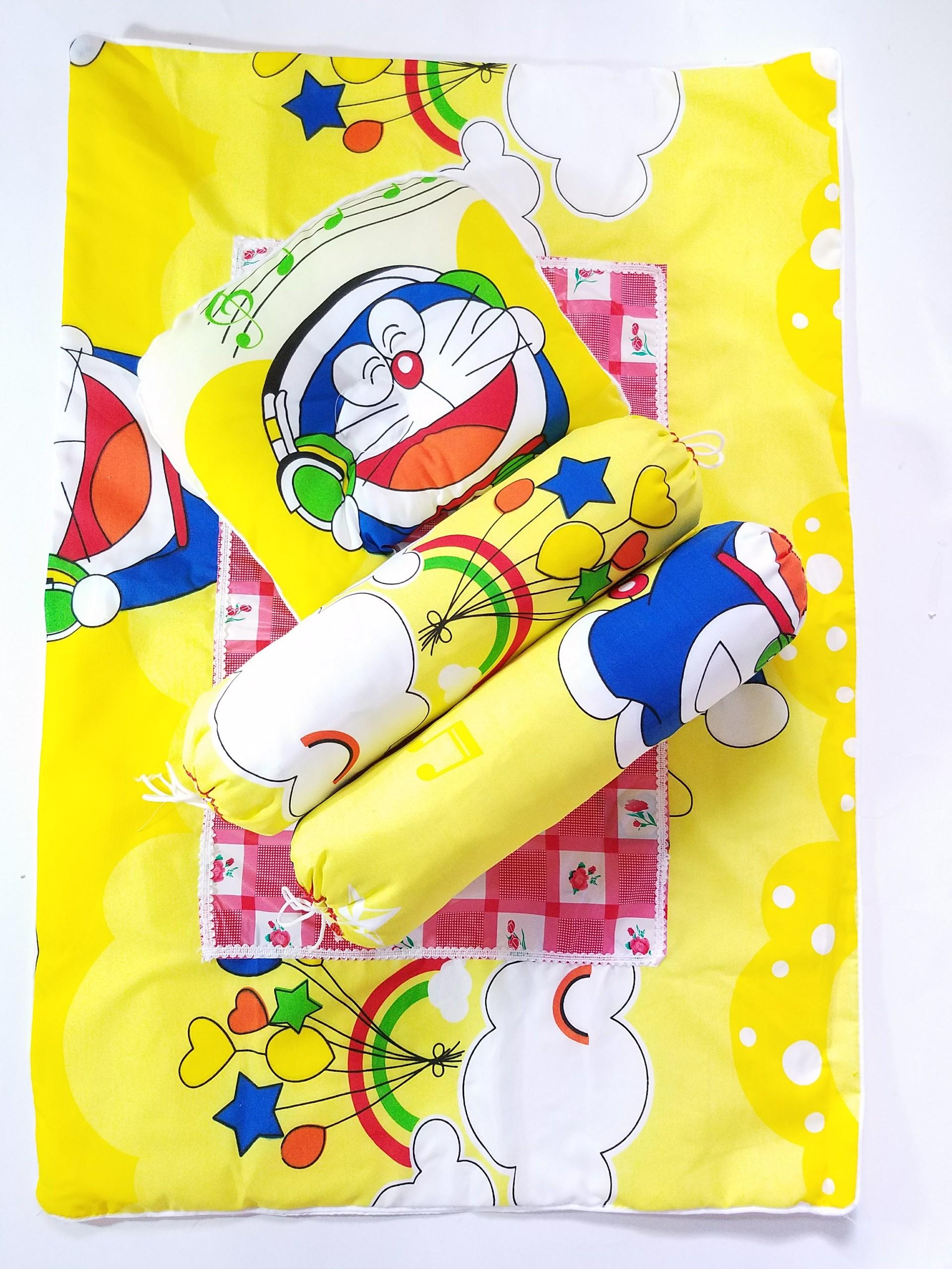 [HCM]Bộ Gối Nệm Cho Bé Sơ Sinh Bé gái-Giao Màu Ngẫu Nhiên