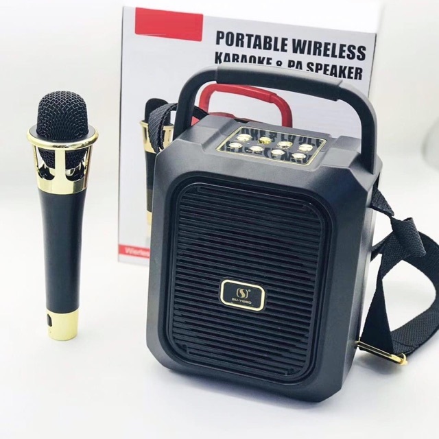 [HCM]Loa bluetooth karaoke YS A29 tặng kèm 1 micro ko dây