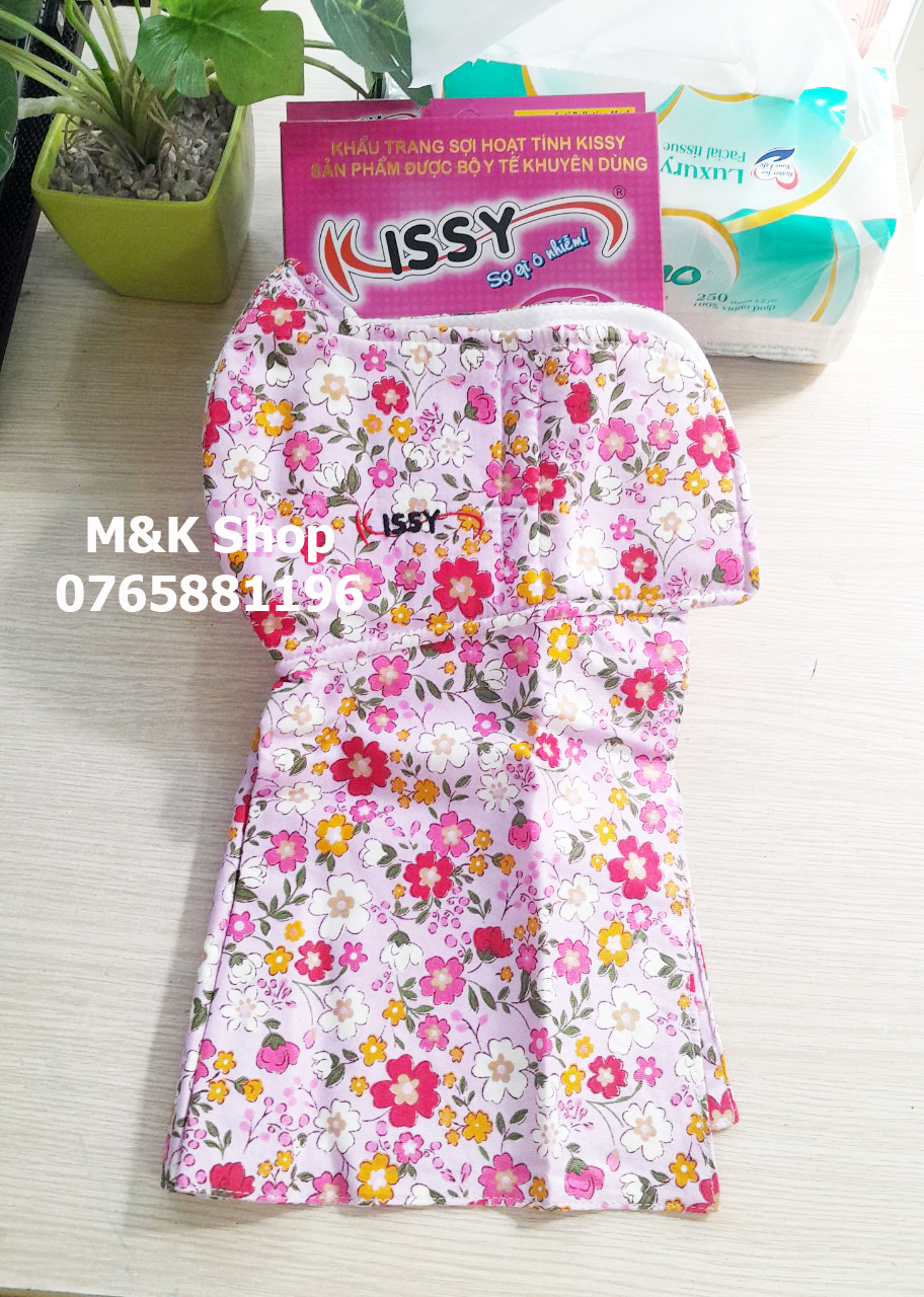 Khẩu trang vải Kissy che tai và cổ