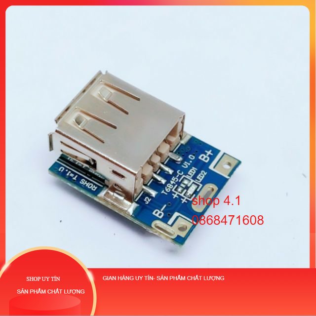 Mạch sạc pin dự phòng 1A ( chế sạc dự phòng,sạc pin)