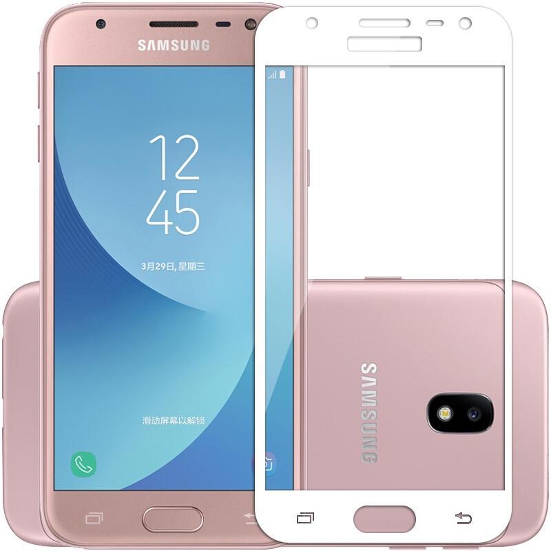 Cường lực full màn Samsung Galaxy J3 Pro (Trắng)