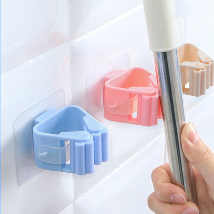 Móc Dán Tường Kẹp Giữ Chổi