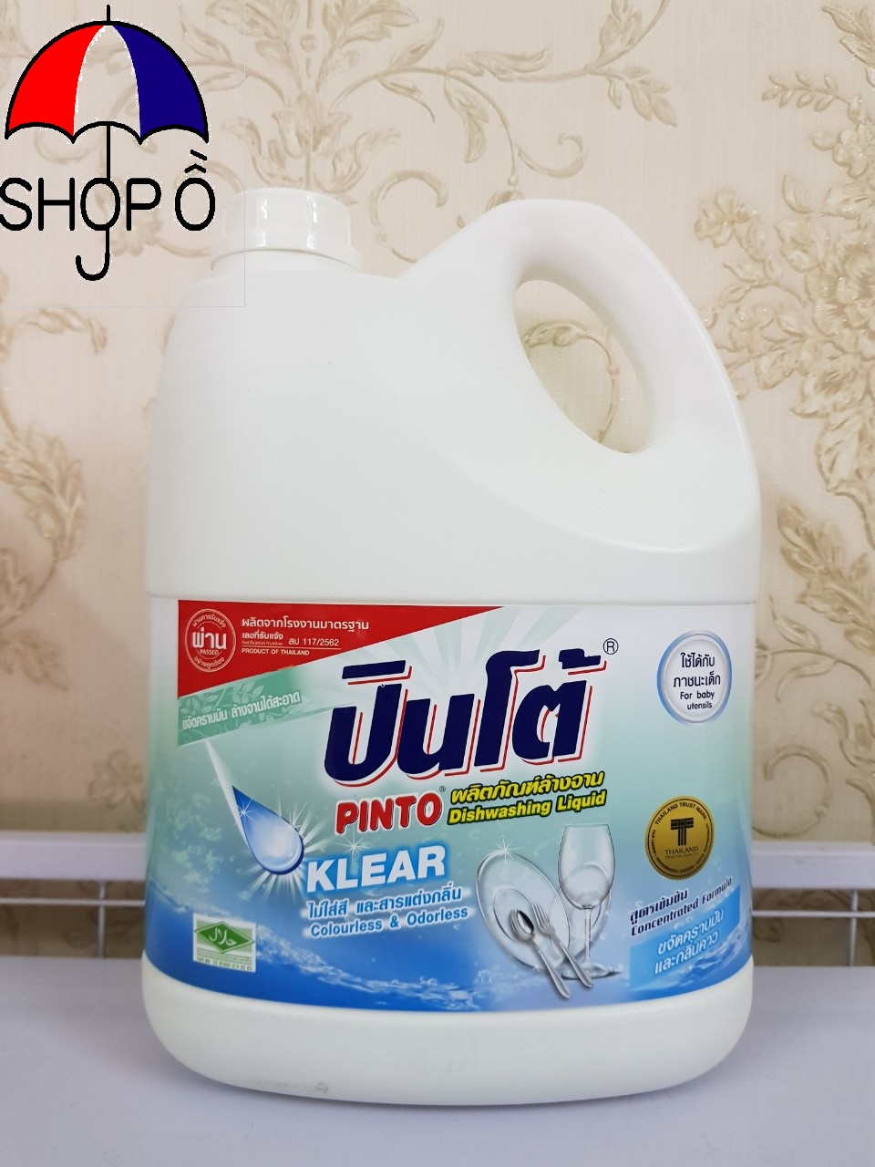 [HCM]Nước rửa chén Pinto Thái 3800ml