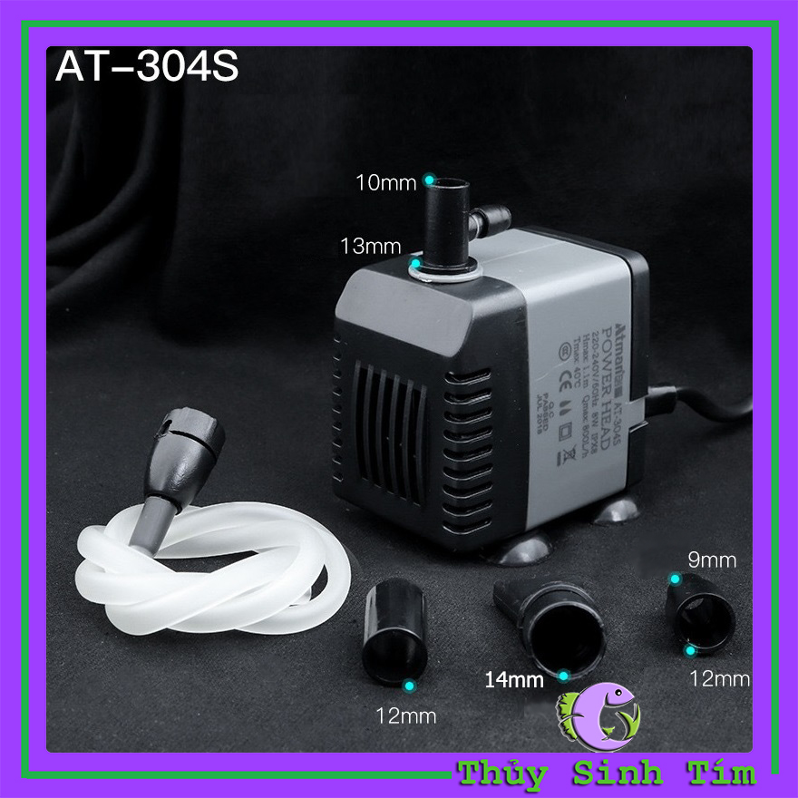 [FREESHIP MAX] - Máy Bơm Bể Cá Atman AT-304S/305S/306S - Thủy Sinh Tím
