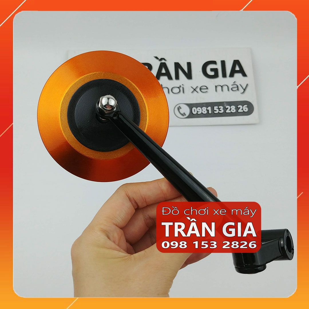 Kính/Gương/Kiếng chiếu hậu tròn xe máy gắn Sh Mode Grande Janus Nozza Vision Lead AB airblade Winner Exciter Wave Sirius