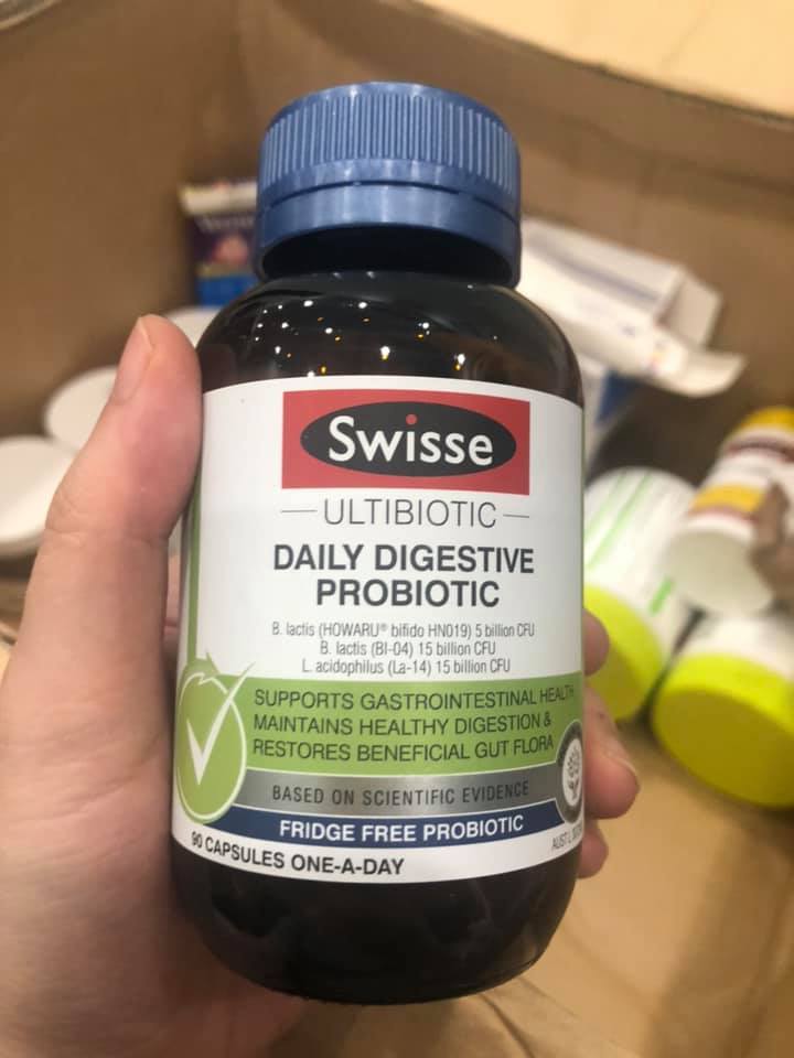 Swisse Ultibiotic Daily Digestive Probiotic 90 Capsules