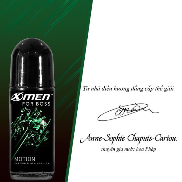 Combo 3 Lăn khử mùi X-Men for Boss Motion 50ml