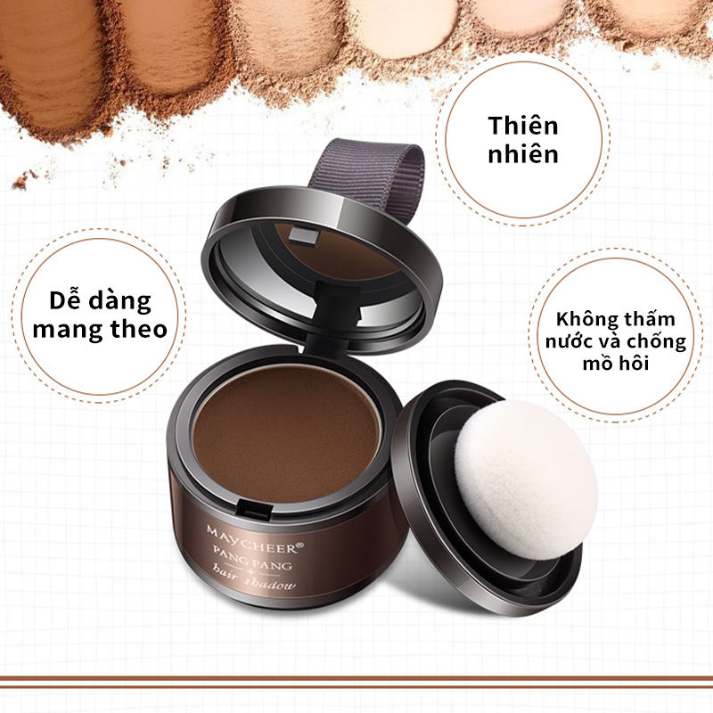 Phấn phủ tóc Maycheer tạo hiệu ứng làm dày chân tóc độc đáo 4g