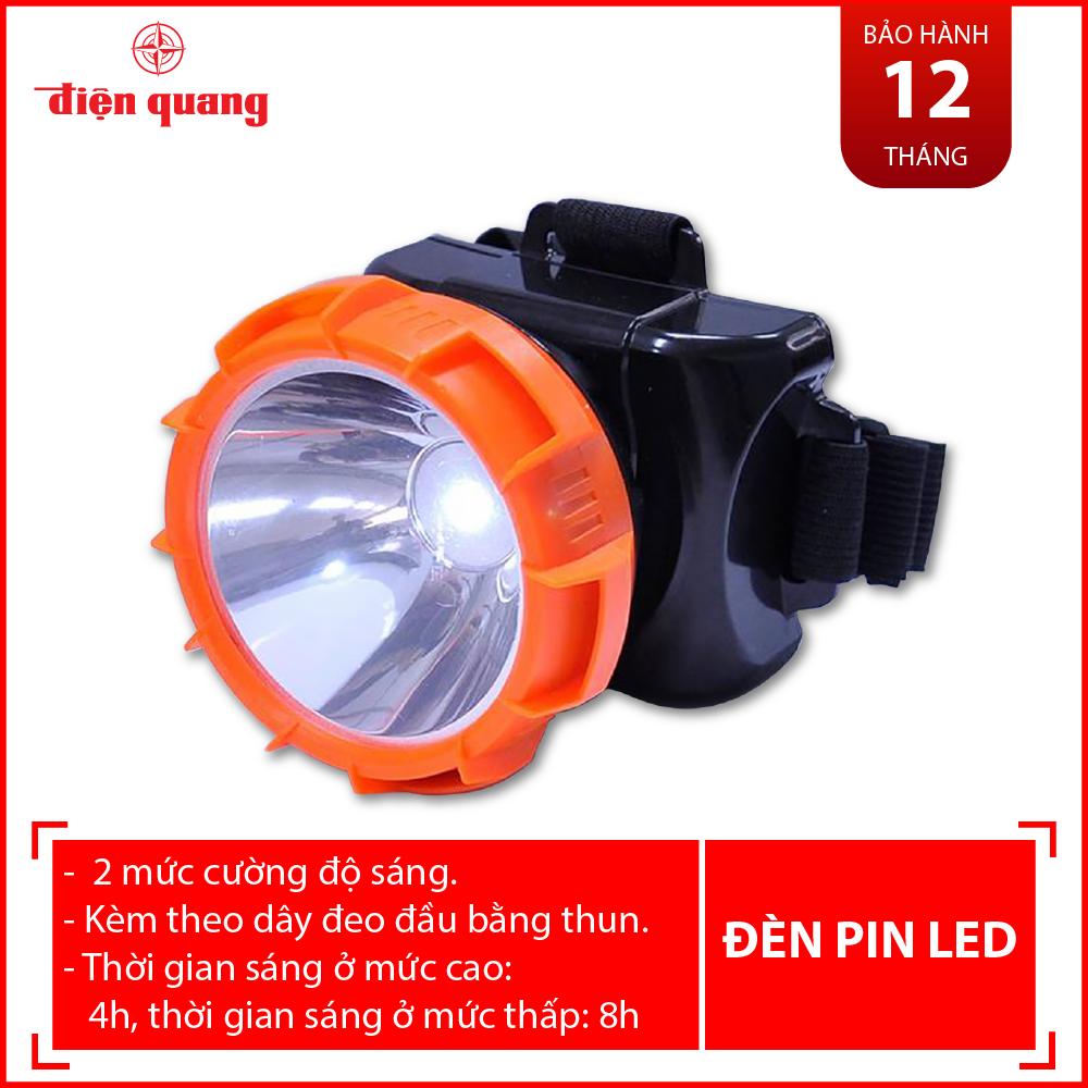 Đèn Pin Đội Đầu Điện Quang ĐQ PFL12 R BLO (Đen - cam)