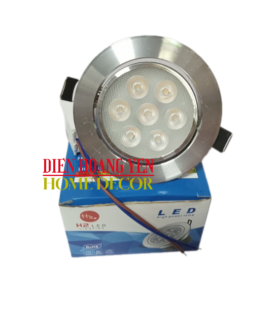 [Hcm]7W Frog-Eye Recessed Led Ceiling Light - Hole Cutting 90