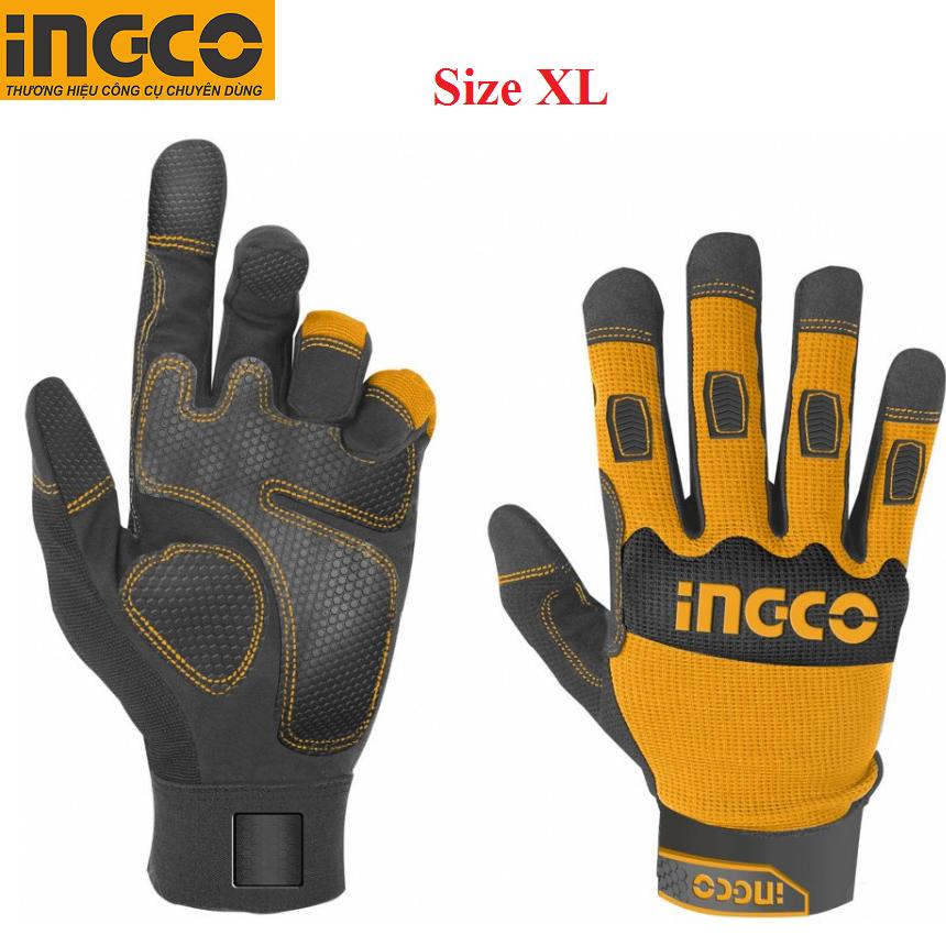 Găng tay cơ khí ingco hgmg02-xl