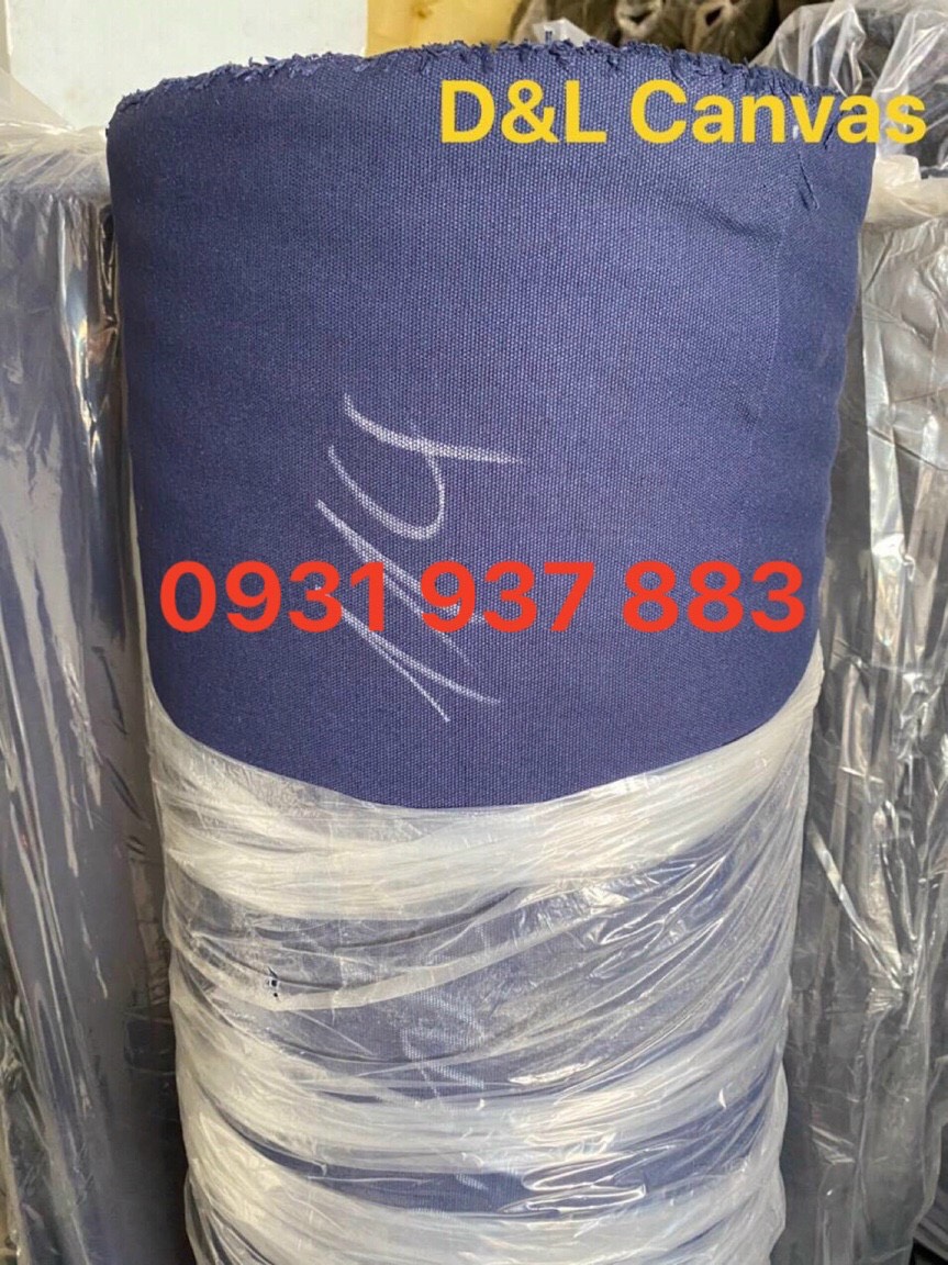[HCM]Vải bố canvas màu xanh navy - khổ 1m6