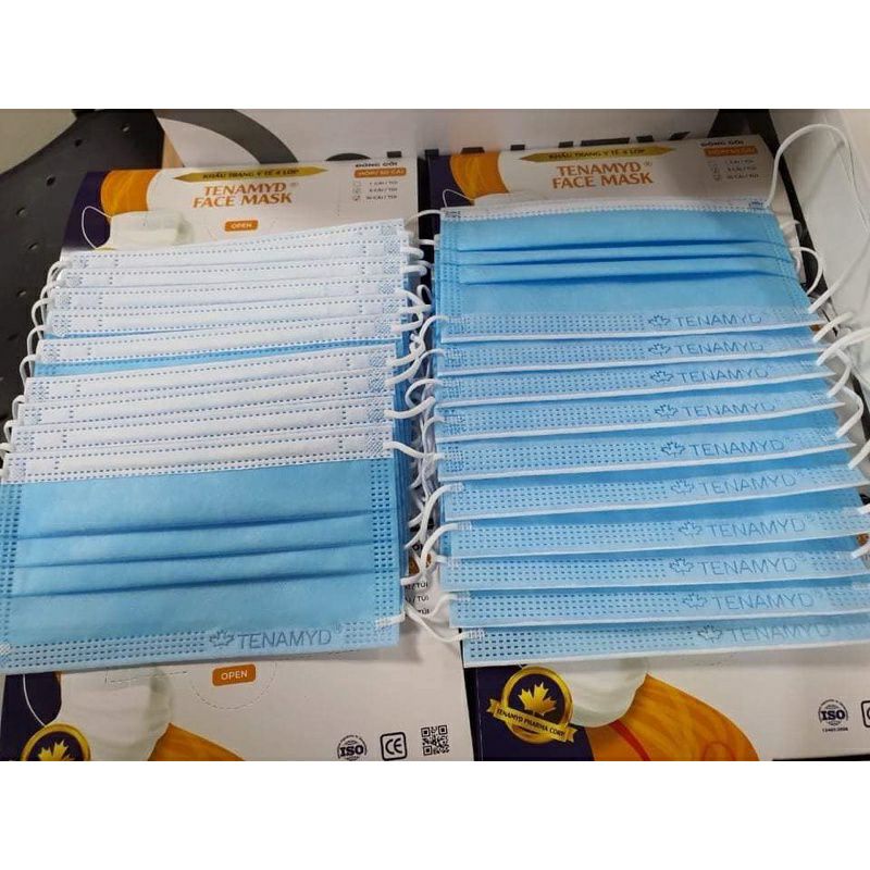kHẨU TRANG 4 LỚP TENAMYD  KHÁNG KHUẨN